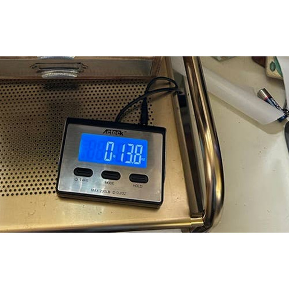 Vintage Fenton For LG Wright Blue Opalescent Beaded Footed Ruffled Edge Compote - Picture 14 of 14